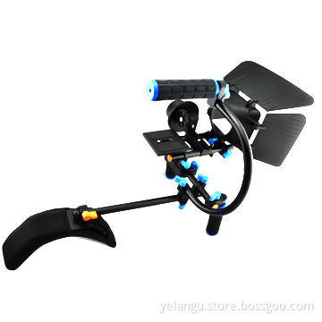 Video Shooting Equipment Chest Camera Mounts, Adjustable Bracket, White Follow Focus, Matte box